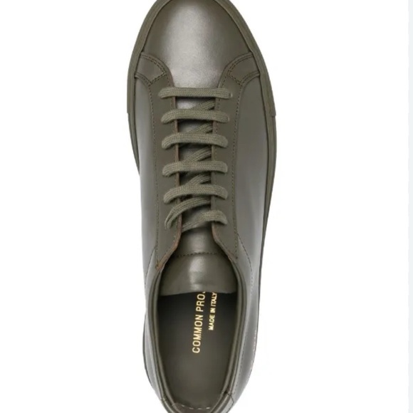 Common Projects Men´s Olive Sneakers Sz 47 $650